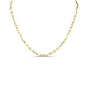 14k Figaro chain Hollow 5.5mm 18 inch 6.75gr