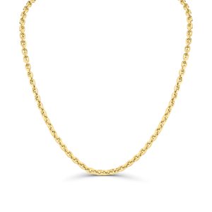 14k Hermes chain Hollow 4.6mm 20 inch 15.10gr