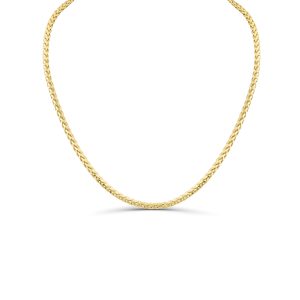 14k Palm Hollow Chain 3.30mm 18 inch 8.70gr